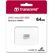 Transcend 64GB MicroSDXC/SDHC 300S Class 10 Memory Card (TS64GUSD300S)_img_1