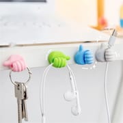 Wall Mounted Silicone Thumb Holder Hooks (১০ পিছ)_img_1