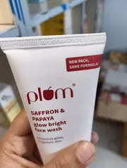 Plum — Saffron & Papaya Glow Bright Face Wash (100 ml)_img_1