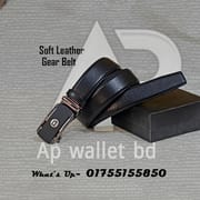 Gucci Premium Authentic Soft Leather Gear Belt With Box_img_3