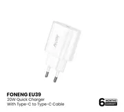 FONENG EU39 PD 20W Quick Charger With Type-C to Type-C Cable_img_2