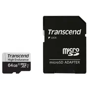 Transcend USD350V U1 64GB High Endurance MicroSD Memory Card with Adapter_img_1