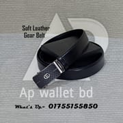 Gucci Premium Authentic Soft Leather Gear Belt With Box_img_2