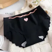 Women's Ice Silk Seamless Panties Soft Breathable Mid-Waist Briefs Comfortable Traceless Quick Dry Underwear Lingerie Intimates_img_7