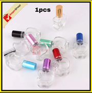 Empty Bottle apple shape 10ml Refillable Spray Atomizer Transparent Glass Random Color 1pcs_img_0