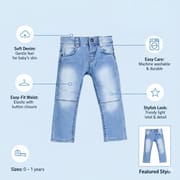 Baby Soft Stretch Stylish & Comfortable Denim Jeans Pants_img_4