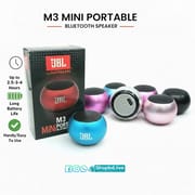 M3 Mini Metal Portable Wireless Bluetooth Speaker | HiFi Compact Audio with Multi-Color | Price in BD_img_0
