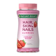 Nature’s Bounty Hair, Skin & Nails Vitamin Gummies with Biotin, 2500 mcg,_img_0
