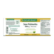 Nature’s Bounty Saw Palmetto 450mg_img_1