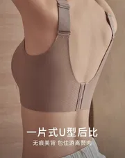 Women's Big Chest Seamless Anti-Sagging Bra Adjustable Full Cup Bra Comfortable Wireless Lingerie_img_1