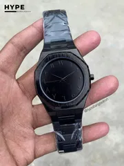 Arabic Dial Bestwin Stainless Steel heavyweight Watch (ALL BLACK)_img_3