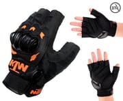 Premium Riding Half Finger Hand Gloves KTM Brand_img_1