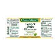 Nature’s Bounty Ginger Root 550 mg_img_1
