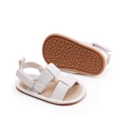Baby Boy Woven Striped Sandals Anti Slip Soft Sole (6 to 18 Months) for ANGEL_img_1