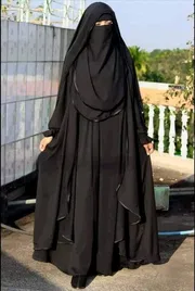 New High-Quality Mohua Borka Khimar, niqab, Borkha Set,Dubai Charry Fabric Abaya Burqa, For Muslim Women_img_0