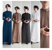Indonesian Type Premium Jubbah for Men | Imported Fabric | 5 Colors | M–2XL | Best Islamic Wear Bangladesh_img_0
