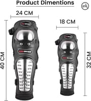 Premium Knee Gourde & Elbow Gourde Pro Biker Brand_img_2