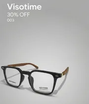 Montblanc Classic Square Eyeglasses – Gloss Black Frame with Wood-Textured Temples and Anti-Blue Light Lenses_img_1