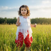 Baby Girls 2 Piece Summer Outfit Flutter Sleeve Top & Floral Palazzo Pants (0 to 2 Years)_img_2