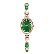 Waterproof Emerald Decorative Bracelet Watch_img_0