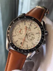 Omega Chronograph Watch White_img_0