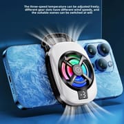 TL16 Mobile Phone Back-clip Cool Heat SinkSemiconductor Cooling Fan Radiator w/ Digital DisplayUniversal PUBG Game Cooler_img_2