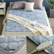 Korean Electric Heating Bed Pad Double Size 135×180cm | 9-Mode Temperature Control, Pre-Heating, Soft Tropical Fabric | Price in BD_img_0