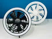 JISULIFE FA17 Rechargeable Fan With LED Light And Table Tripod_img_0