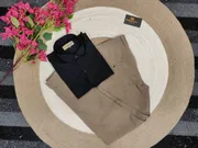 Formal Brown pant with black shirt_img_0