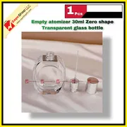 Empty atomizer 30ml Zero shape Transparent glass bottle 1 pcs_img_1