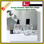 Empty atomizer 30ml Zero shape Transparent glass bottle 1 pcs_img_0