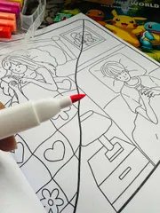 12 Acrylic Brush Pen + One Book Combo_img_2