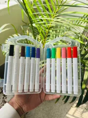 12 Acrylic Brush Pen + One Book (Combo)_img_1