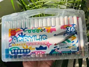 36 Acrylic Brush Pen + One Book (Combo)_img_3