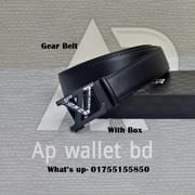 Louis Vuitton Premium Quality Leather Gear Buckle Belt With Box_img_2