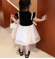 Kids Girls Princess Velvet Elegant Dress (1–7 Years)_img_2