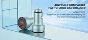 Foneng C18 48W Dual-Port Car Charger Kit_img_3