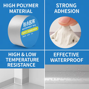 100% Waterproof Butyl Sealing Tape(লম্বা ৮ ফিট, চওড়া ২ ইঞ্চি)_img_4