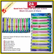 Good luck Topper DF Ball pen 0.6mm Black ink pack of 24pcs_img_0