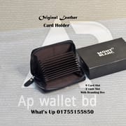 Mont Blanc Card Holder Original Leather With Branding Box_img_1