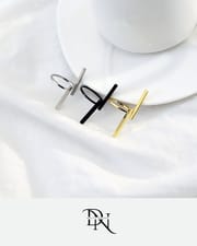 uxury Tail Design Ring – Trendy Silver & Golden Plated Finger Ring_img_0