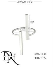 uxury Tail Design Ring – Trendy Silver & Golden Plated Finger Ring_img_3