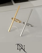 uxury Tail Design Ring – Trendy Silver & Golden Plated Finger Ring_img_9