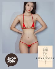 Two Piece Swimsuit Swimwear Triangle Bikini Sets_img_1