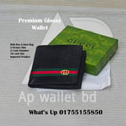 Gucci Premium Glossy Wallet With Branding Box & Dust bag_img_0