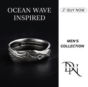 Tough - Ocean Wave Mens Ring_img_0