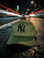 NY Adjustable Cotton Cap – Forest Depth Green with Black Logo_img_0