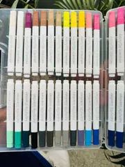 48 Acrylic Brush Pen + One Book (Combo)_img_4