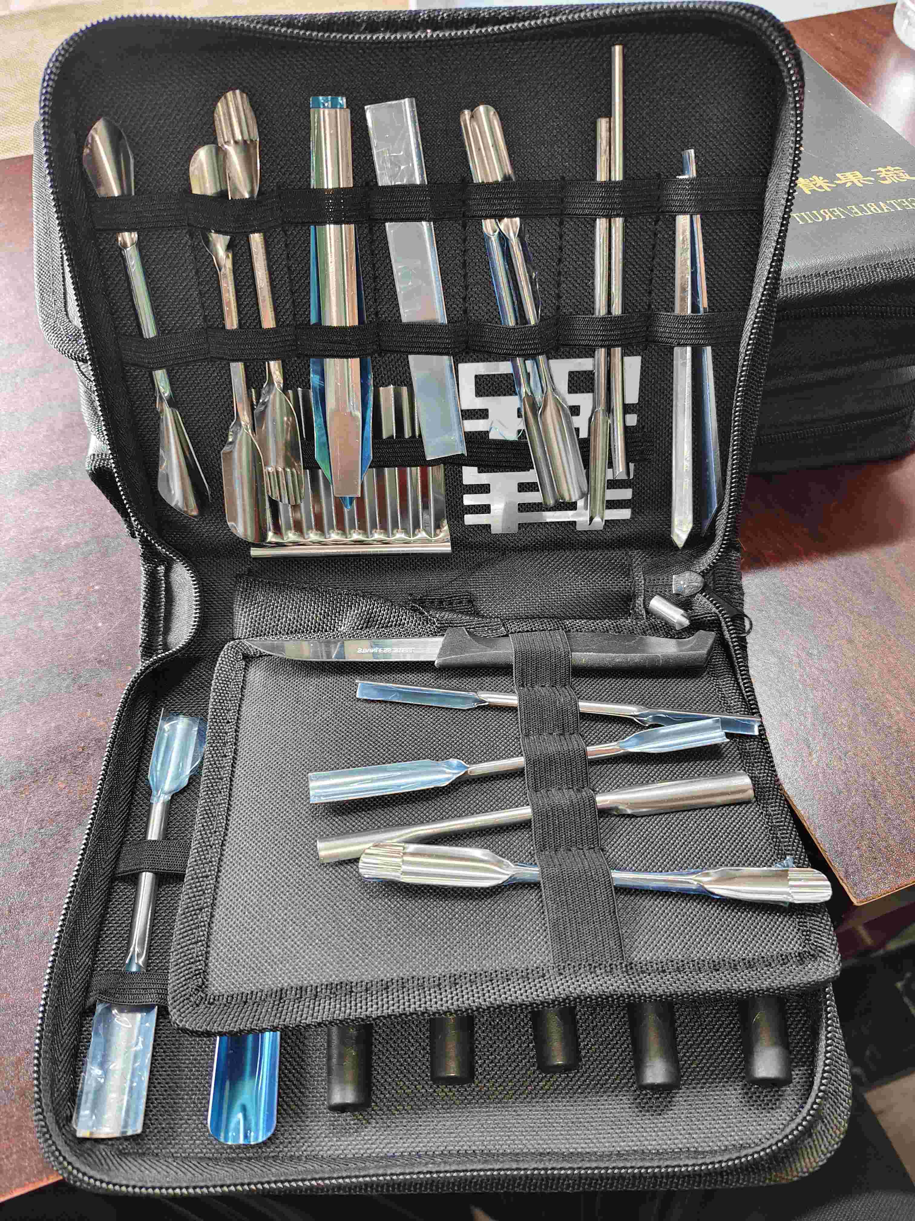 46 piece fruits and vegetables carving tools set_img_0