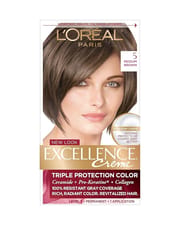 L'Oreal Paris Excellence Creme Permanent Triple Care 5 Medium Brown Hair Color_img_0